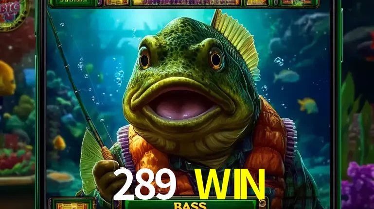 Personagem de peixe pescador do popular jogo de slot com tema de pescaria, uma das emocionantes opções de caça-níqueis para jogar e ganhar no cassino 289 WIN.