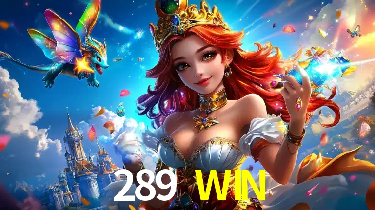 A princesa de um reino de fantasia mágico, com seu pequeno dragão, apresentando um mundo de prêmios encantados nos jogos de caça-níqueis do cassino 289 WIN.